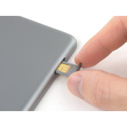 Замена лотка для iPad 5 LTE SIM